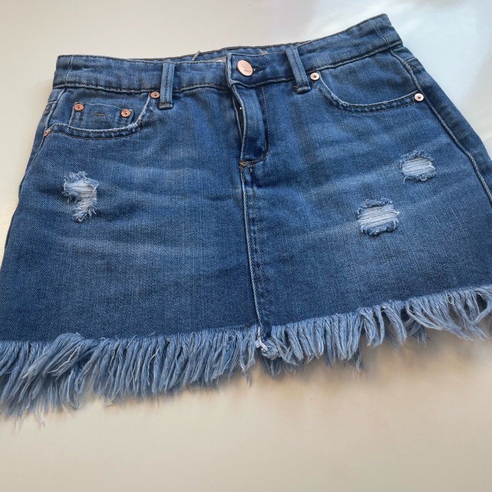 Tractr Girls Jean Skirt